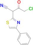 4-Chloro-3-oxo-2-(4-phenyl-1,3-thiazol-2-yl)butanenitrile