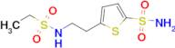 5-(2-Ethanesulfonamidoethyl)thiophene-2-sulfonamide