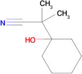 2-(1-hydroxycyclohexyl)-2-methylpropanenitrile