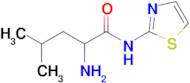 2-Amino-4-methyl-n-(1,3-thiazol-2-yl)pentanamide