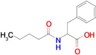 2-Pentanamido-3-phenylpropanoic acid