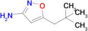 5-(2,2-Dimethylpropyl)-1,2-oxazol-3-amine