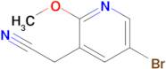 2-(5-Bromo-2-methoxypyridin-3-yl)acetonitrile