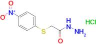 2-[(4-nitrophenyl)sulfanyl]acetohydrazide hydrochloride