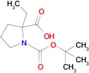 1-[(tert-Butoxy)carbonyl]-2-ethylpyrrolidine-2-carboxylic acid