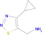 1-(4-Cyclopropyl-1,2,3-thiadiazol-5-yl)methanamine