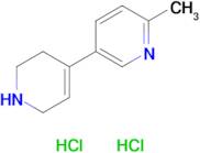 2-Methyl-5-(1,2,3,6-tetrahydropyridin-4-yl)pyridine dihydrochloride