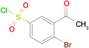 3-Acetyl-4-bromobenzene-1-sulfonyl chloride