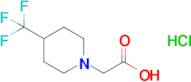2-[4-(trifluoromethyl)piperidin-1-yl]acetic acid hydrochloride