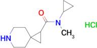 n-Cyclopropyl-n-methyl-6-azaspiro[2.5]octane-1-carboxamide hydrochloride