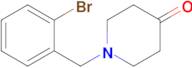 1-[(2-bromophenyl)methyl]piperidin-4-one