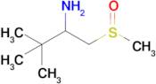 1-Methanesulfinyl-3,3-dimethylbutan-2-amine