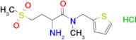 2-Amino-4-methanesulfonyl-n-methyl-n-(thiophen-2-ylmethyl)butanamide hydrochloride