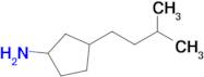 3-(3-Methylbutyl)cyclopentan-1-amine