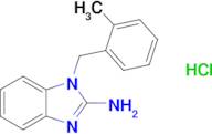 1-[(2-methylphenyl)methyl]-1h-1,3-benzodiazol-2-amine hydrochloride