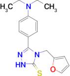 3-[4-(diethylamino)phenyl]-4-[(furan-2-yl)methyl]-4,5-dihydro-1H-1,2,4-triazole-5-thione