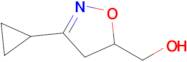 (3-Cyclopropyl-4,5-dihydro-1,2-oxazol-5-yl)methanol