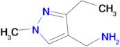(3-Ethyl-1-methyl-1h-pyrazol-4-yl)methanamine