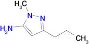 1-Methyl-3-propyl-1h-pyrazol-5-amine