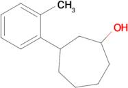 3-(2-Methylphenyl)cycloheptan-1-ol