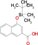 4-[(tert-Butyldimethylsilyl)oxy]naphthalene-2-carboxylic acid