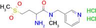 2-Amino-4-methanesulfonyl-n-methyl-n-(pyridin-3-ylmethyl)butanamide dihydrochloride