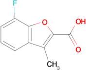 7-Fluoro-3-methyl-1-benzofuran-2-carboxylic acid