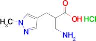 3-Amino-2-[(1-methyl-1h-pyrazol-4-yl)methyl]propanoic acid hydrochloride