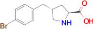 (2S,4R)-4-(4-Bromobenzyl)pyrrolidine-2-carboxylic acid