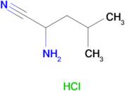 2-Amino-4-methylpentanenitrile hydrochloride