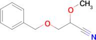 3-(Benzyloxy)-2-methoxypropanenitrile