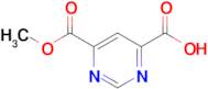 6-(Methoxycarbonyl)pyrimidine-4-carboxylic acid