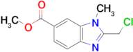 Methyl 2-(chloromethyl)-1-methyl-1H-benzo[d]imidazole-6-carboxylate