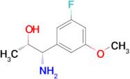 (1S,2S)-1-Amino-1-(3-fluoro-5-methoxyphenyl)propan-2-ol