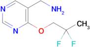 (4-(2,2-Difluoropropoxy)pyrimidin-5-yl)methanamine