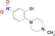 1-(2-Bromo-4-nitrophenyl)-4-methylpiperazine