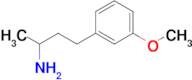 4-(3-Methoxyphenyl)butan-2-amine