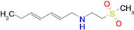 (2E,4E)-N-(2-(Methylsulfonyl)ethyl)hepta-2,4-dien-1-amine