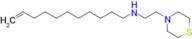 N-(2-Thiomorpholinoethyl)undec-10-en-1-amine