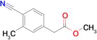 Methyl 2-(4-cyano-3-methylphenyl)acetate