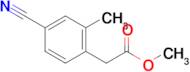 Methyl 2-(4-cyano-2-methylphenyl)acetate