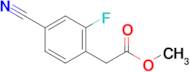 Methyl 2-(4-cyano-2-fluorophenyl)acetate