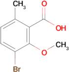 3-Bromo-2-methoxy-6-methylbenzoic acid