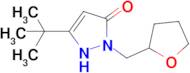 5-tert-butyl-2-[(oxolan-2-yl)methyl]-2,3-dihydro-1H-pyrazol-3-one