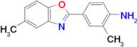 2-Methyl-4-(5-methylbenzo[d]oxazol-2-yl)aniline