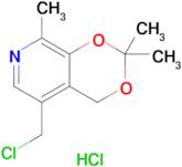 5-(Chloromethyl)-2,2,8-trimethyl-4H-[1,3]dioxino[4,5-c]pyridine hydrochloride