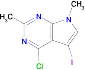 4-Chloro-5-iodo-2,7-dimethyl-7H-pyrrolo[2,3-d]pyrimidine