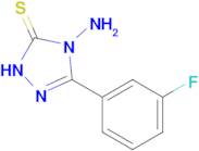 4-Amino-3-(3-fluorophenyl)-1H-1,2,4-triazole-5(4H)-thione