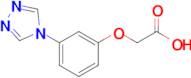 2-[3-(4h-1,2,4-triazol-4-yl)phenoxy]acetic acid