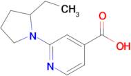 2-(2-Ethylpyrrolidin-1-yl)pyridine-4-carboxylic acid